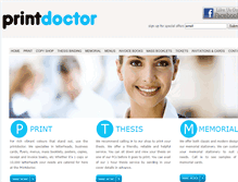 Tablet Screenshot of printdoctor.ie
